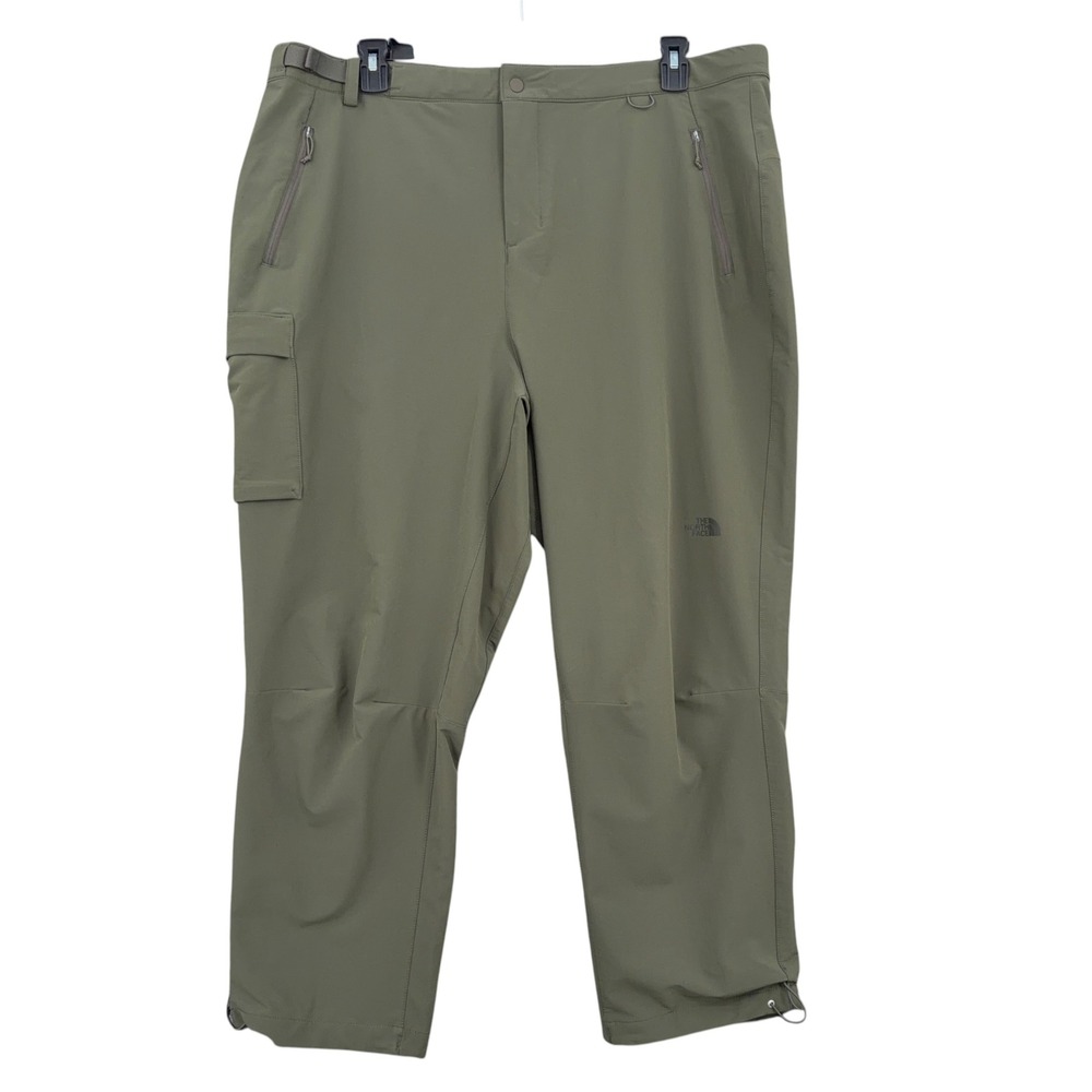 The North Face Cargo Hiking Pants Womens 20W Polyester Elastane Olive Green
